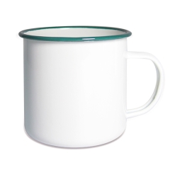 Origin Outdoors - Emaille Becher/Tasse, 360 ml, ocean grün